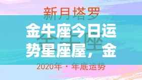 金牛座今日运势星座屋,稳健前行,收获与成功在望