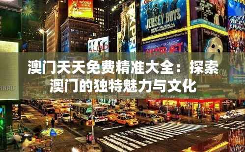 澳门天天免费精准大全:探索澳门的独特魅力与文化