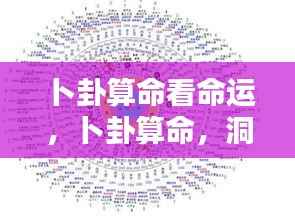 卜卦算命,洞悉命运轨迹,掌握未来走向