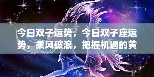 今日双子座运势,乘风破浪的黄金时刻,把握机遇的关键日