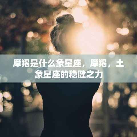 摩羯,土象星座的稳健之力揭秘