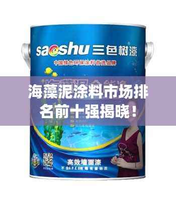 海藻泥涂料市场排名前十强揭晓!